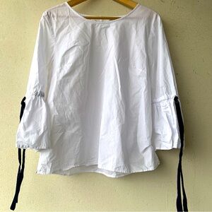 J. Crew White Blouse